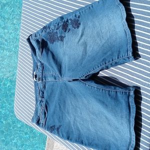 Croft & Barrow Blue Jean Shorts